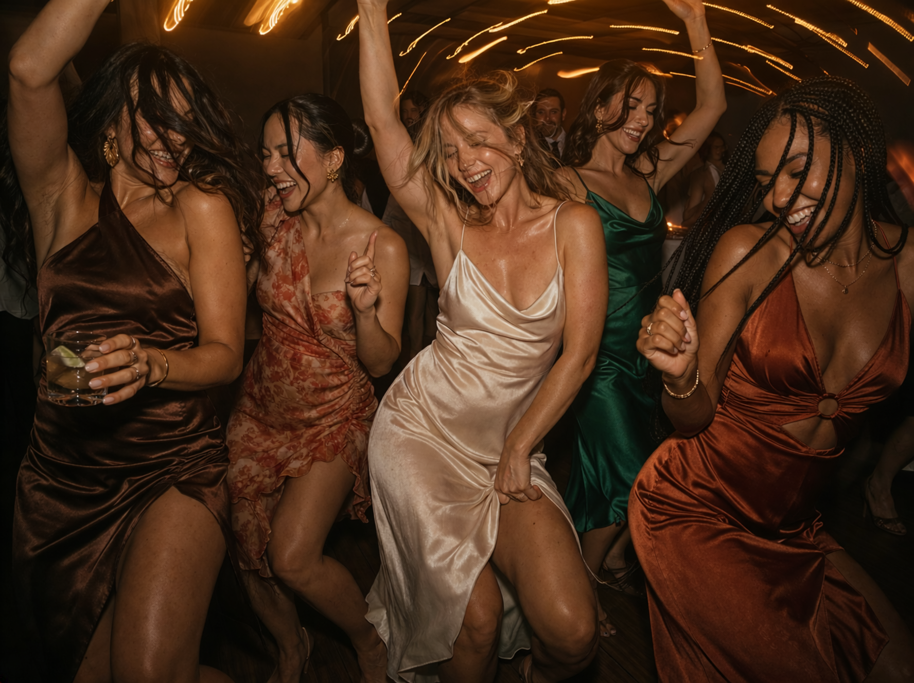 Bilingual wedding DJ in Colorado with family dancing together